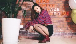 Red Plaid Crop Top | Lisa - BlackPink 24 Red Plaid Crop Top | Lisa - BlackPink -Diva s Closet Lisa Red Plaid Sweatshirt 3 600x347 1