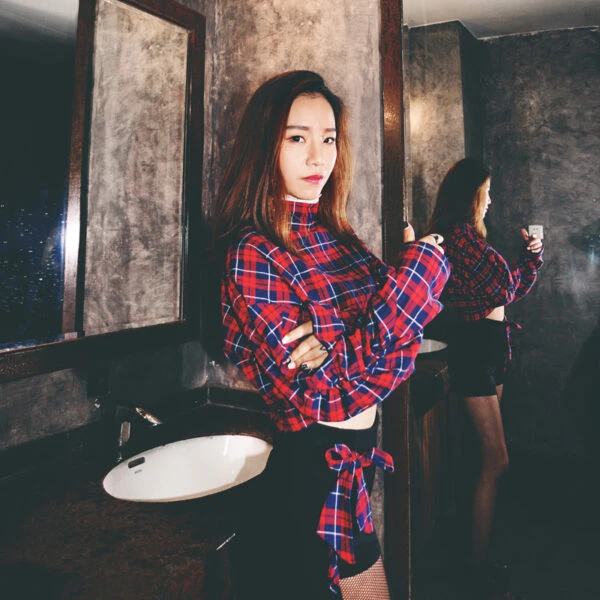 Red Plaid Crop Top | Lisa - BlackPink 10 Red Plaid Crop Top | Lisa - BlackPink - Image 8