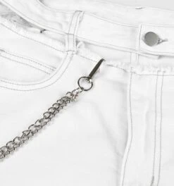 White Jeans With Waist Cut-out | Lisa - BlackPink -Diva s Closet Lisa White Pants With Waist Cut out 4 600x642 1