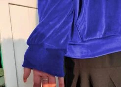 Midnight Blue Velvet Hoodie | Jin - BTS 18 Midnight Blue Velvet Hoodie | Jin - BTS -Diva s Closet Midnight Blue Velvet Hoodie Jin BTS 10 600x432 1