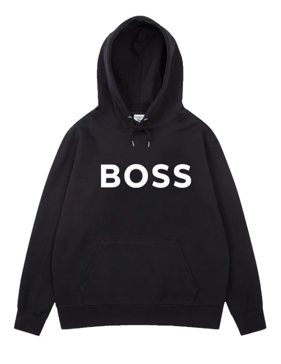 Black 'BOSS' Print Hoodie | Mingyu - Seventeen 3 Black 'BOSS' Print Hoodie | Mingyu - Seventeen