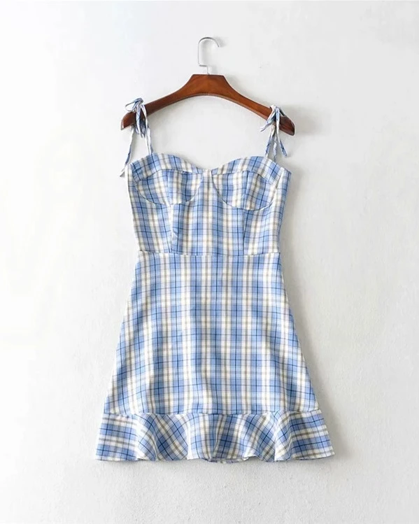 Lilac Plaid Dress | Miyeon - (G)I-DLE 7 Lilac Plaid Dress | Miyeon - (G)I-DLE - Image 5