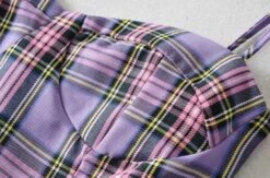 Lilac Plaid Dress | Miyeon - (G)I-DLE 22 Lilac Plaid Dress | Miyeon - (G)I-DLE -Diva s Closet Miyeon GI DLE Lilac Plaid Dress 36 600x396 1