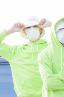 Neon Green Loose Fit Hoodie | Mark - NCT -Diva s Closet Neon Green Loose Fit Hoodie Mark NCT 1 600x900 1