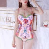 Pink Colorful Baroque Style One Piece Swimsuit | Solar - Mamamoo -Diva s Closet O1CN01mE9jam27LHuVbLXs0 1869807780
