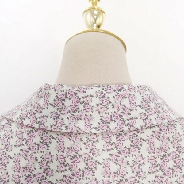 Beige Short Sleeved Floral Blouse | Hyuna 15 Beige Short Sleeved Floral Blouse | Hyuna - Image 13