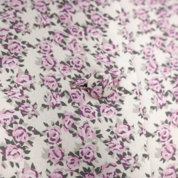 Beige Short Sleeved Floral Blouse | Hyuna 10 Beige Short Sleeved Floral Blouse | Hyuna - Image 8