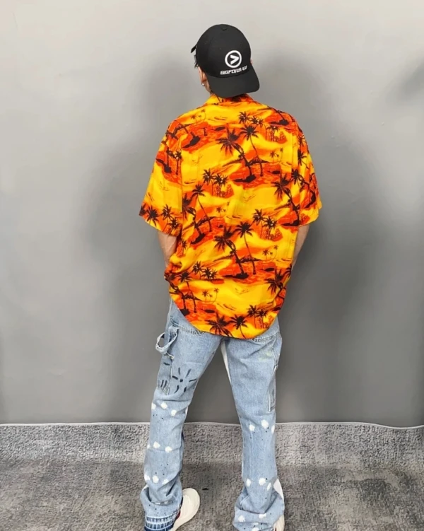 Orange Tropical Trees Shirt | Taemin - SHINee 4 Orange Tropical Trees Shirt | Taemin - SHINee - Image 2