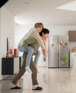 Orange Two-Piece Illusion Hoodie | Suga - BTS -Diva s Closet Orange Two Piece Illusion Hoodie Suga BTS 2 600x728 1