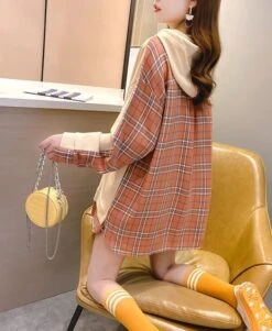 Orange Two-Piece Illusion Hoodie | Suga - BTS -Diva s Closet Orange Two Piece Illusion Hoodie Suga BTS 9 600x731 1