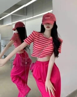 Pink Comfy Sweatpants | Asa - BabyMonster -Diva s Closet Pink Comfy Sweatpants Asa BabyMonster 5 600x755 1