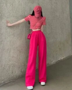 Pink Comfy Sweatpants | Asa - BabyMonster -Diva s Closet Pink Comfy Sweatpants Asa BabyMonster 6 600x750 1