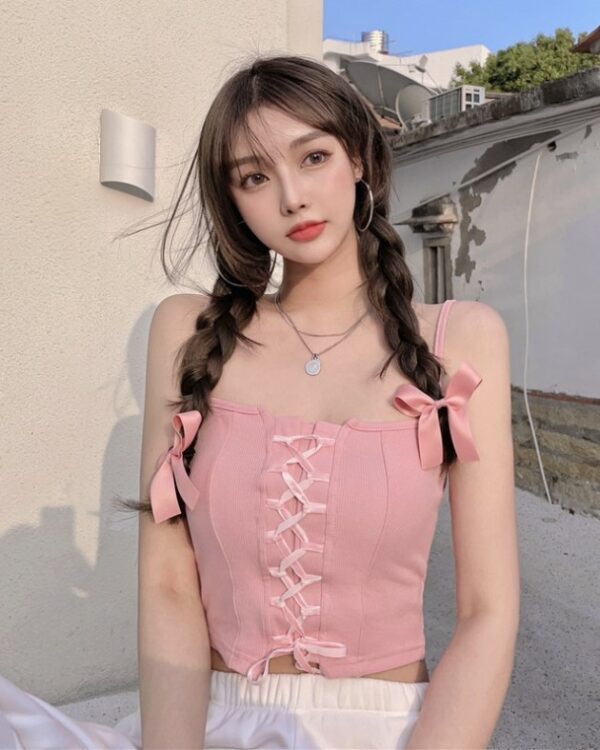 Front Page 5 Front Page -Diva s Closet Pink Lace Up Corset Crop Top Momo Twice 3 600x750 1 1