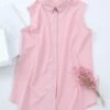 Pink Sleeveless Shirt | Lia - ITZY -Diva s Closet Pink Sleeveless Shirt Lia ITZY 2 600x891 1