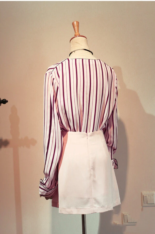 Pink Striped Shirt | Suzy 7 Pink Striped Shirt | Suzy - Image 5