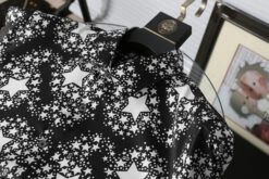 Black Star Patterned Shirt | RM - BTS -Diva s Closet RM BTS Black Star Patterned Shirt 13 600x400 1