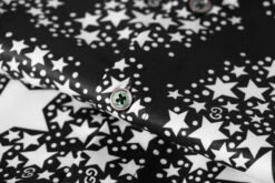 Black Star Patterned Shirt | RM - BTS -Diva s Closet RM BTS Black Star Patterned Shirt 18 600x400 1