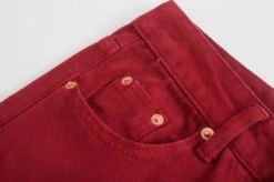 Red Corduroy Wide Leg Jeans | Yunjin - Le Sserafim -Diva s Closet Red Corduroy Wide Leg Jeans Yunjin Le Sserafim 7 600x399 1