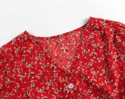 Red Floral Blouse | Joy - Red Velvet -Diva s Closet Red Floral Blouse Joy Red Velvet 06 600x476 1
