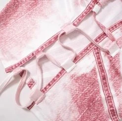 Red Lace-Up Denim Style Crop Top | Haerin - NewJeans -Diva s Closet Red Lace Up Denim Style Crop Top Haerin NewJeans 3 600x598 1