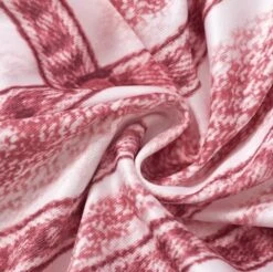 Red Lace-Up Denim Style Crop Top | Haerin - NewJeans -Diva s Closet Red Lace Up Denim Style Crop Top Haerin NewJeans 5 600x598 1