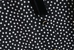 Black Lace Collar Polka Dot Top | Rose - BlackPink -Diva s Closet Rose BlackPink Black Lace Collar Polka Dot Top 4 600x401 1