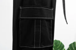 Black Overall With Belt | Rose - BlackPink -Diva s Closet Rose BlackPink Black Overall With Belt 10 600x400 1