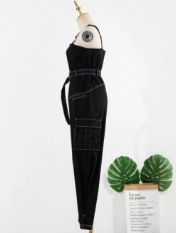 Black Overall With Belt | Rose - BlackPink -Diva s Closet Rose BlackPink Black Overall With Belt 11 600x794 1