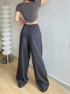 Dark Grey Lightweight Training Pants | Rose - BlackPink -Diva s Closet Rose – BlackPink Dark Grey Lightweight Training Pants 2