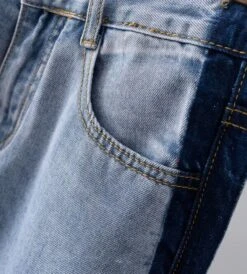 Blue Side Line Denim Jeans | Ryujin - ITZY -Diva s Closet Ryujin ITZY Side Line Blue Denim Jeans 7 600x666 1