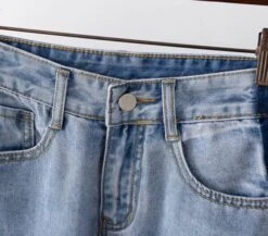 Blue Side Line Denim Jeans | Ryujin - ITZY -Diva s Closet Ryujin ITZY Side Line Blue Denim Jeans 8 600x526 1