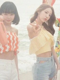 Yellow Layered Halter Top | Sakura - Le Sserafim -Diva s Closet Sakura Le Sserafim Yellow Layered Halter Top 1 600x801 1