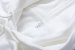 White 'Music Is My Life' Printed Hoodie | San - ATEEZ -Diva s Closet San ATEEZ White Music Is My Life Printed Hoodie 5 600x400 1