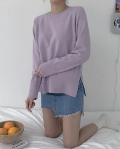 Blue Irregular Cut Denim Skirt | Sana - Twice -Diva s Closet Sana Twice Blue Irregular Cut Denim Skirt 9