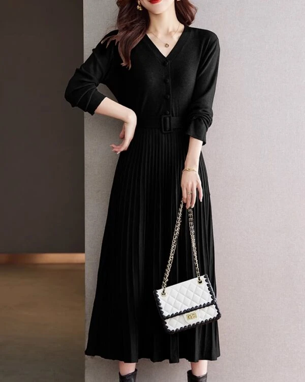 Beige Belted Dress | Seohyun - Girls Generation 7 Beige Belted Dress | Seohyun - Girls Generation - Image 5