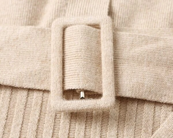 Beige Belted Dress | Seohyun - Girls Generation 9 Beige Belted Dress | Seohyun - Girls Generation - Image 7