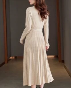 Beige Belted Dress | Seohyun - Girls Generation 15 Beige Belted Dress | Seohyun - Girls Generation -Diva s Closet Seohyun Girls Generation Beige Belted Dress 6 600x745 1