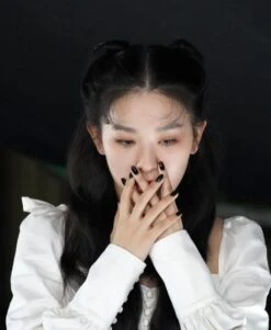 White Puffed Sleeve Crop Top | Seulgi - Red Velvet -Diva s Closet Seulgi Red Velvet White Puffed Sleeve Top 4 600x730 1