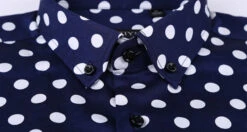 Polka Dot Long Sleeve Shirt | Seungmin - Stray Kids -Diva s Closet Seungmin Polka Dot Long Sleeve Shirt 06 600x320 1