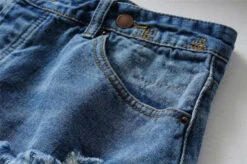 Blue Irregular Ripped Denim Skirt | Soyeon - (G)I-DLE -Diva s Closet Soyeon GI DLE Blue Irregular Ripped Denim Skirt 3 600x398 1