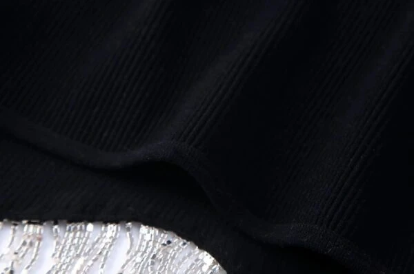 Black Tassel Crop Top | SuA - Dreamcatcher 14 Black Tassel Crop Top | SuA - Dreamcatcher - Image 12