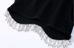 Black Tassel Crop Top | SuA - Dreamcatcher 25 Black Tassel Crop Top | SuA - Dreamcatcher -Diva s Closet Sua Dreamcatcher Black Tassel Crop Top 4 600x394 1