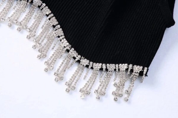 Black Tassel Crop Top | SuA - Dreamcatcher 12 Black Tassel Crop Top | SuA - Dreamcatcher - Image 10