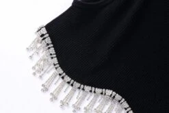 Black Tassel Crop Top | SuA - Dreamcatcher 23 Black Tassel Crop Top | SuA - Dreamcatcher -Diva s Closet Sua Dreamcatcher Black Tassel Crop Top 9 600x400 1