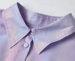 Lilac Sparkling Shirt | Suga - BTS -Diva s Closet Suga BTS Sparkling Lilac Shirt 6