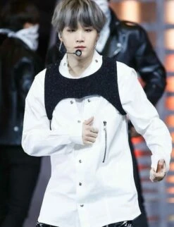 White Snap Button Shirt | Suga - BTS -Diva s Closet Suga BTS White Snap Button Shirt 1 e1682097057468 600x782 1