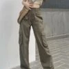 Green Multi Pocket Cargo Pants | Sunghoon - Enhypen -Diva s Closet Sunghoon Enhypen Green Multi Pocket Cargo Pants 6 600x900 1