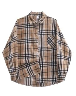 Beige Long-Sleeve Cotton Shirt | Taehyung - BTS -Diva s Closet Taehyung BTS Beige Long Sleeve Cotton Shirt 10