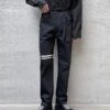 Black Pants With Knee Strap | Taehyung - BTS -Diva s Closet Taehyung BTS Black Pants With Knee Strap 10 600x727 1