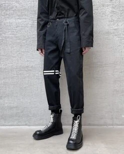 Black Pants With Knee Strap | Taehyung - BTS -Diva s Closet Taehyung BTS Black Pants With Knee Strap 11
